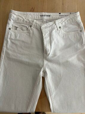 Jean blanc Taille 6 Femme Tristan